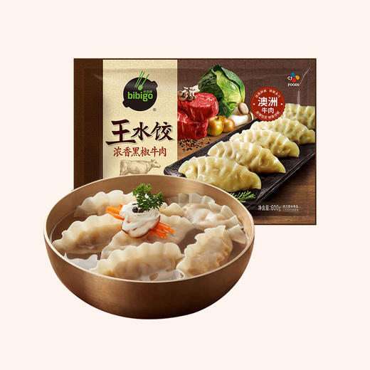 必品阁王水饺黑椒牛肉300g 商品图5