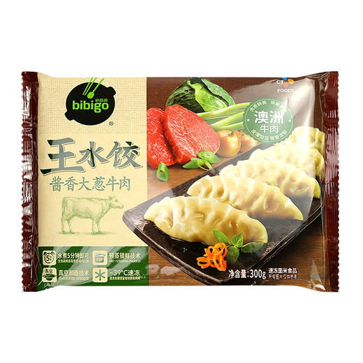 必品阁王水饺大葱牛肉300g 商品图0
