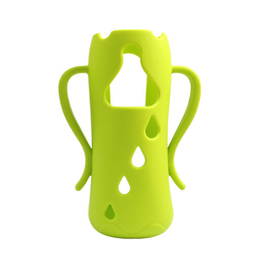 适配贝亲第2代宽口玻璃奶瓶防摔套硅胶护套耐摔奶瓶保护套把手柄 商品图4