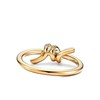 【包税】Tiffany & Co./蒂芙尼 22春夏新款 Knot系列 18K金 黄金色 镶钻绳结戒指GRP11992 商品缩略图1