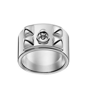 【包税】HERMES/爱马仕 经典款Collier de Chien系列 925纯银项圈型戒指指环H106513B