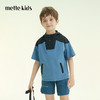 mettekids儿童短袖t恤2022新款男童薄款上衣洋气时髦童装透气夏装 商品缩略图0