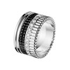 【包税】BOUCHERON/宝诗龙 quatre系列 大号18k金白金黑色版25颗圆形钻石戒指 JRG01782 商品缩略图0