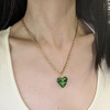 北京仓｜Ninfa-Heart-爱心 项链（绿色）［葡萄牙设计师］ 商品缩略图2