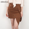 oldcolour21夏高腰显瘦包臀时尚通勤休闲半身裙N24061441 商品缩略图0