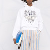 KENZO 高田贤三 女士棉质经典大虎头连帽长袖卫衣 白色 FC52 SW871 4XL 01 商品缩略图1