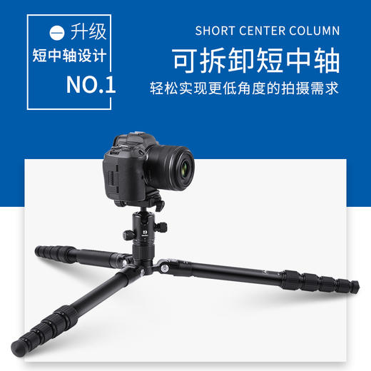 百诺MC19A PRO三脚架摄影便携相机微单反旅行俯拍手机摄像 商品图1
