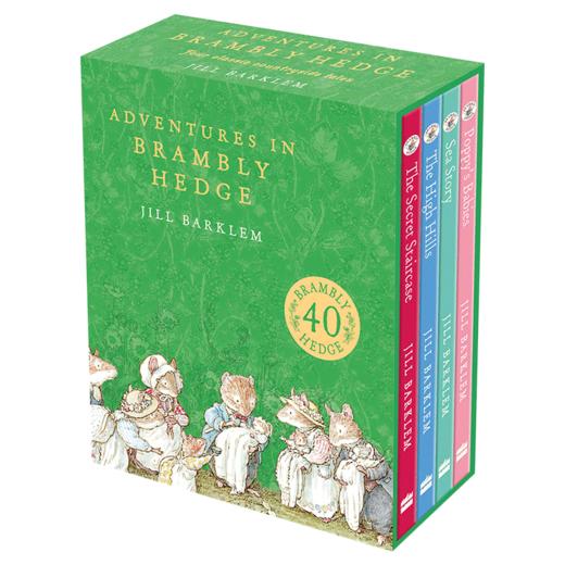 Adventures in Brambly Hedge 野蔷薇村的冒险故事4册套装 英文原版绘本 限量40周年纪念版 野蔷薇村的故事 儿童英语绘本亲子阅读 商品图1