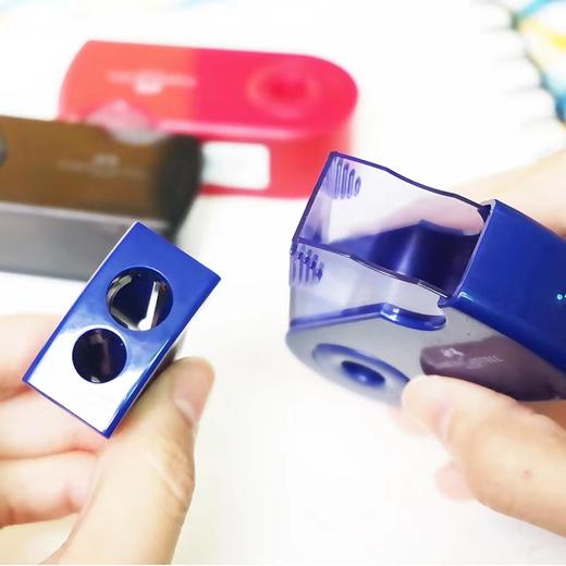 德国辉柏嘉双孔卷笔刀1827削笔器转笔刀学生铅笔刨削笔机学生便携式削笔器 商品图4