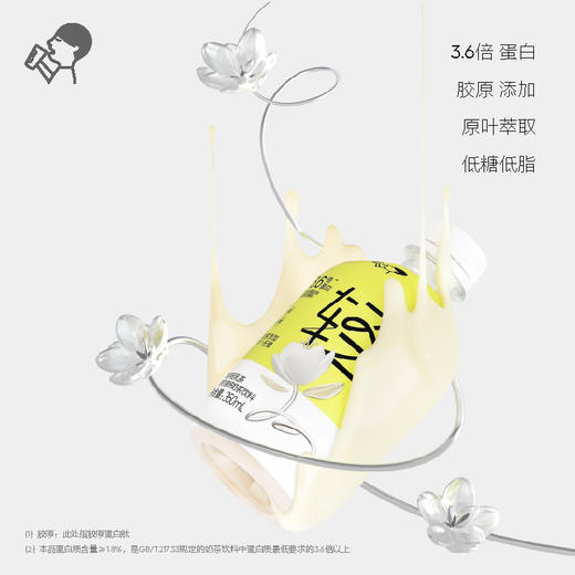 350ml喜茶轻乳茶茉莉绿研奶茶饮料  3.6倍蛋白 浓郁奶香 商品图2