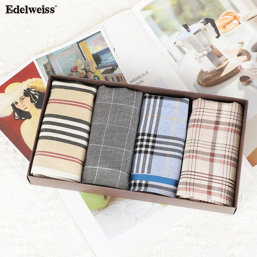 法国品牌OMAR SHARIF(奥玛.夏瑞夫)男士手帕 商品图2