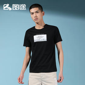 Senselead森力/男式短袖棉T恤 SSAJI81112