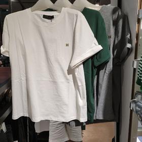 女圆领短T1105