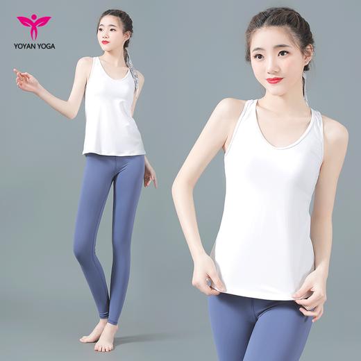 BX22107工字镂空简约瑜伽服运动背心（带一体杯） 商品图3