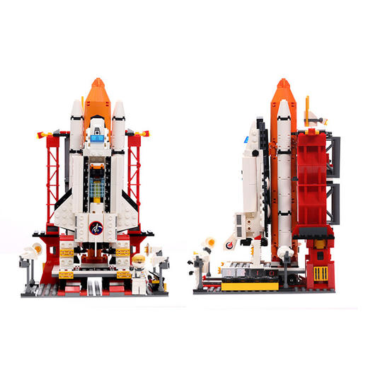 【礼盒装】古迪8815积木航天积木飞机发射中心679pcs益智拼插玩具 航天飞机发射中心/神舟-十号/探路登陆车/亚特兰蒂斯发射中心/大力神火箭装载车 商品图10