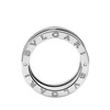 【包税】BVLGARI/宝格丽 2021春夏新款 B.ZERO1系列 18K金白金四排螺旋形戒指 324364 商品缩略图0