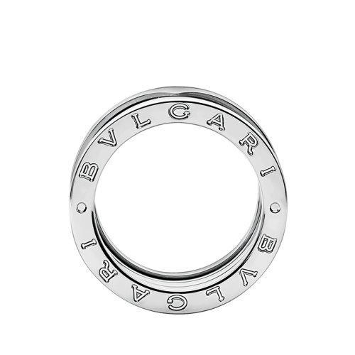 【包税】BVLGARI/宝格丽 2021春夏新款 B.ZERO1系列 18K金白金四排螺旋形戒指 324364 商品图0