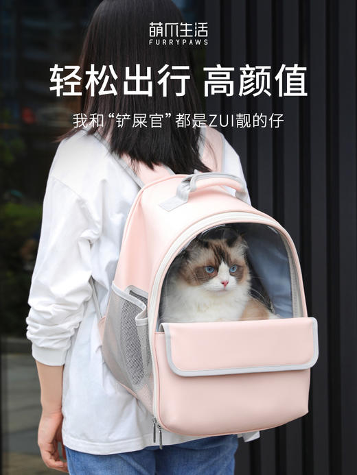 猫包手提双肩猫背包 商品图1