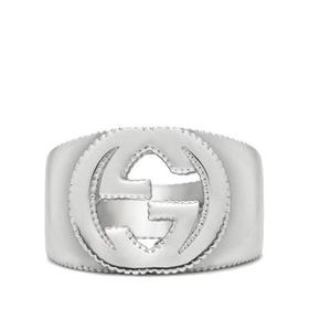 【包税】GUCCI/古驰 经典款 925纯银双G宽戒指指环479229J84008106