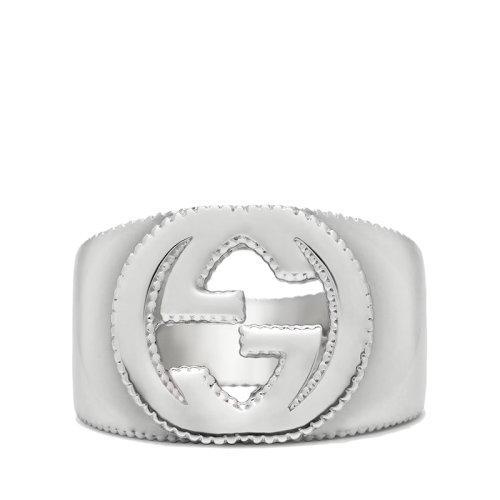 【包税】GUCCI/古驰 经典款 925纯银双G宽戒指指环479229J84008106 商品图0