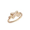 【包税】Chaumet/尚美  经典JEUX DE LIENS系列 18k金玫瑰金欢·缘钻石戒指081239 商品缩略图0