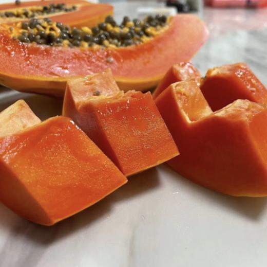 树上熟雷州冰糖红心木瓜、果肉香甜嫩滑、香气扑面、口感细腻 商品图8