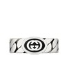 【包税】GUCCI/古驰 21新款 925纯银珐琅互扣式双G宽版马衔索链戒指指环678656J84108191 商品缩略图0