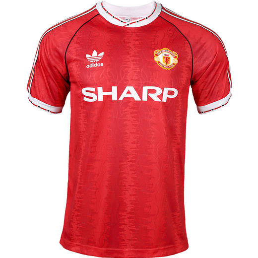 ADIDAS/阿迪达斯 Man Utd 90 Home三叶草曼联主场短袖球衣HP0455 商品图1