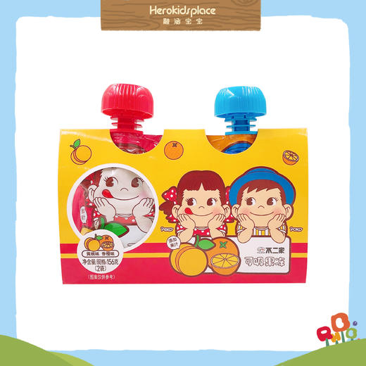 不二家可吸果冻-香橙味+黄桃味93056 商品图0