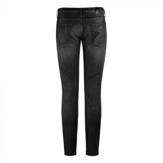 EMPORIO ARMANI 阿玛尼 男士棉质徽标印花休闲牛仔裤 黑色 3L1J06 1DL0Z 0005 商品图1