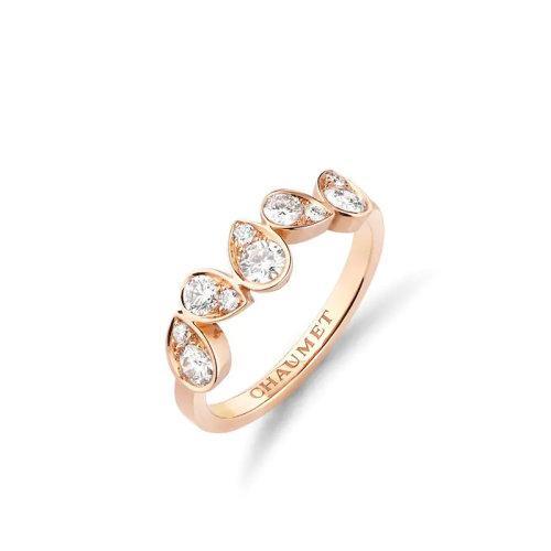 【包税】预购1-2周 Chaumet/尚美 戒指/指环 JOS?PHINE RONDE D'AIGRETTES系列 女士18k金玫瑰金镶有多颗明亮切割钻石戒指083843 商品图0