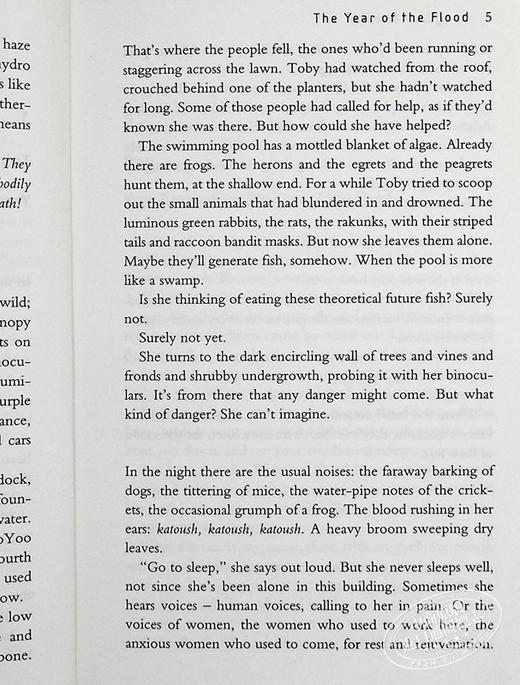 预售 【中商原版】洪水之年 Year Of The Flood 英文原版 阿特伍德 商品图6