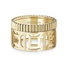 【包税】BOUCHERON/宝诗龙 quatre radiant系列 18k金黄金镂空戒指JRG03004 商品缩略图0