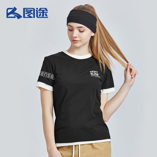 Senselead森力/女式短袖棉T恤 SSAJH82020 商品图2