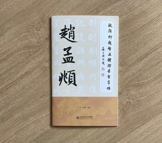 欧颜柳赵启五体楷书习字帖之赵孟頫 商品图2