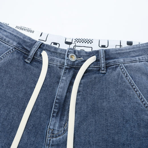 【断码清仓】HX 夏季水洗牛仔五分裤S207220023101短裤 商品图8