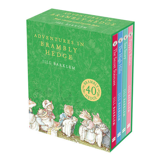 Adventures in Brambly Hedge 野蔷薇村的冒险故事4册套装 英文原版绘本 限量40周年纪念版 野蔷薇村的故事 儿童英语绘本亲子阅读 商品图0