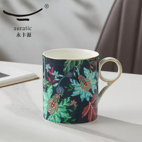 【彼达思】幸福满园茶杯（350ml）蓝