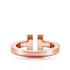 【包税】Tiffany & Co./蒂芙尼 经典Tiffany T系列 18K金玫瑰金简约T形设计方形戒指指环GRP07782 商品缩略图2