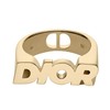【包税】Dior/迪奥 22春夏新款 男士金色饰面银制粗体徽标镂空戒指 R1135HOMST_D300 商品缩略图0