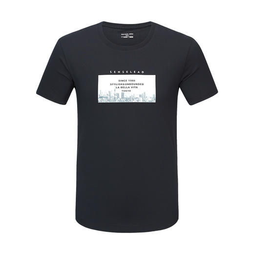 Senselead森力/男式短袖棉T恤 SSAJI81112 商品图6