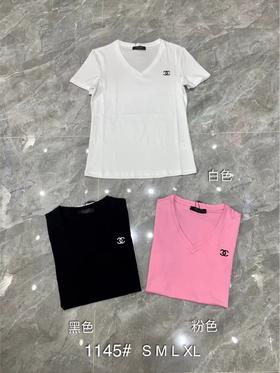 女圆领短T1145