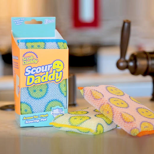 网状强力清洁擦 3片装 商品图0