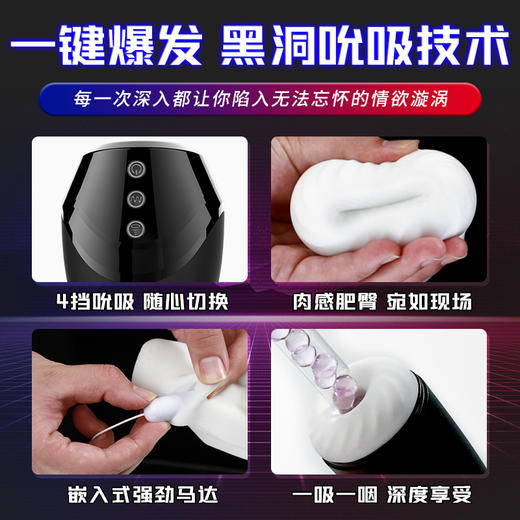 多功能吮吸震动飞机杯 解锁N重玩法 商品图2