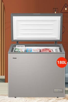 海尔（Haier）180升商用家用卧式一级能效风冷无霜冷柜 -38℃深冷速冻 冷藏冷冻转换 智能控温BC/BD-180WEGU1