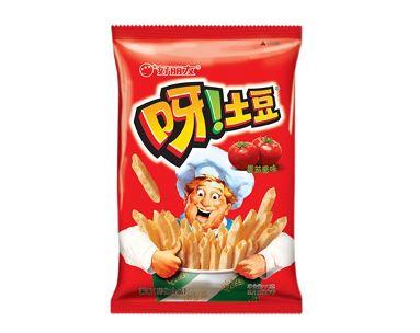 好丽友呀！土豆*里脊牛排味/番茄酱味70g 商品图0