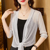 纯色披肩，配裙子的上衣外搭宽松开衫薄款洋气空调衫KQL-3311 商品缩略图2