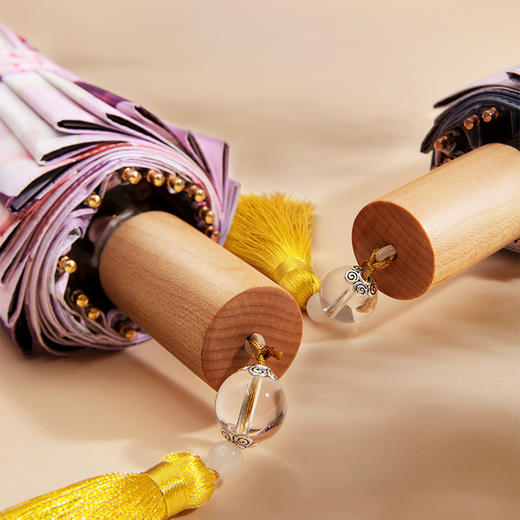 【加设雨伞】江南系列   拇指伞小金伞   加设儿童伞 晴雨两用 商品图4