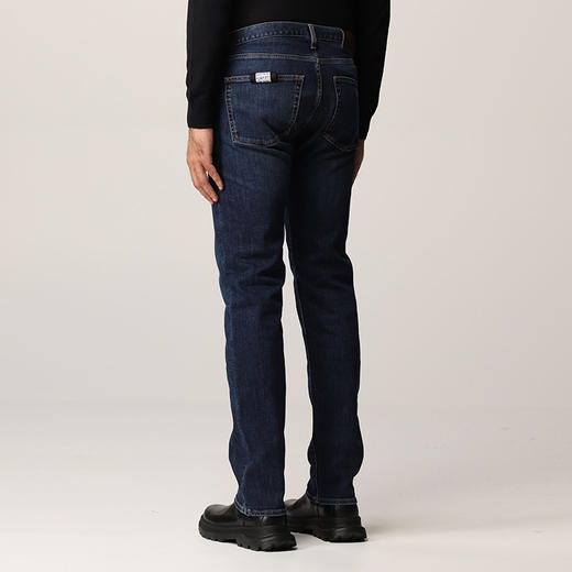EMPORIO ARMANI 阿玛尼 男士棉质徽标印花休闲牛仔裤 蓝色 8N1J45 1G0LZ 0942 商品图1