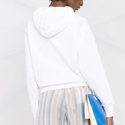 KENZO 高田贤三 女士棉质经典大虎头连帽长袖卫衣 白色 FC52 SW871 4XL 01 商品图2